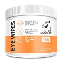 Dogslife Eye Wipes Renseservietter Til Hundens Øjne 100stk